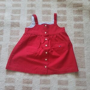 Tommy Hilfiger Red Baby Jumper Dress